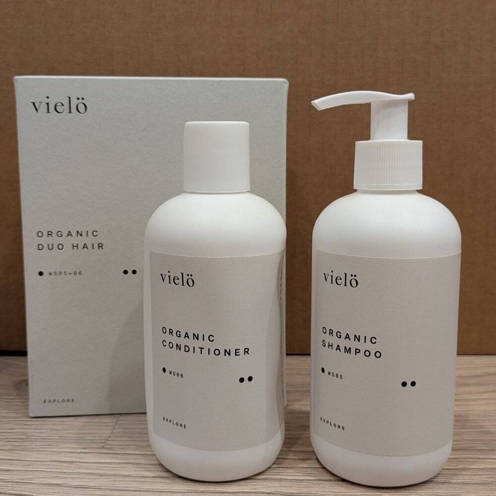 Vielo Hair Shampoo & Conditioner Duo Natural Ingredients & Oils Organic NEW